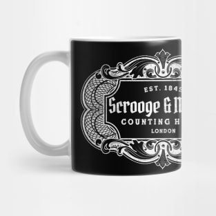 Scrooge & Marley Counting House London - Est. 1843 - vintage logo Mug